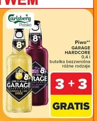 Piwo Garage Hardcore Cherry Berry promocja w Carrefour Market
