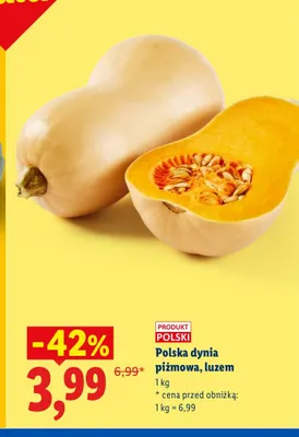 Polska dynia piżmowa luzem promocja w Lidl