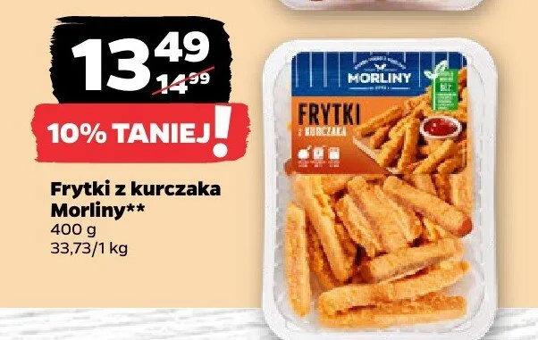 Frytki z kurczaka Morliny promocja w Netto