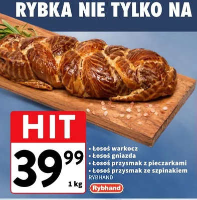 Łosoś przysmak ze szpinakiem Rybhand promocja w Intermarche