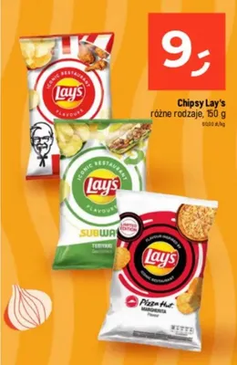Chipsy Lay's różne rodzaje promocja w Dealz