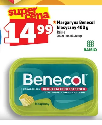 Margaryna Benecol klasyczny promocja w TOPAZ