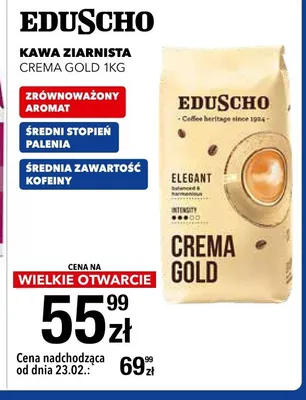Kawa ziarnista Crema Gold 1KG promocja w RTV EURO AGD