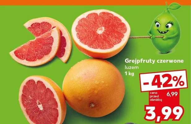 Grejpfruty czerwone luzem promocja w Kaufland