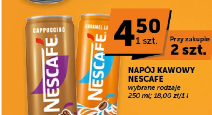 Napój kawowy Nescafé Caramel Latte promocja w Euro Sklep