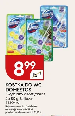 Kostka do WC Domestos promocja w Chata Polska