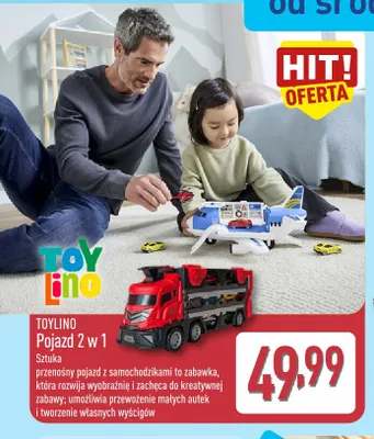 Pojazd 2 w 1 Toylino promocja w Aldi