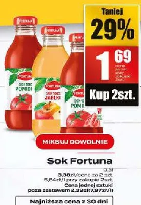 Sok Fortuna promocja w Supeco