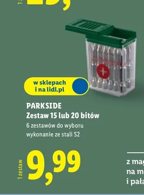 Zestaw 15 lub 20 bitów promocja w Lidl
