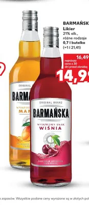 Likier Barmańska Mango promocja w Kaufland