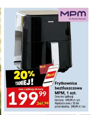 Frytkownica beztłuszczowa MPM promocja w Twój Market