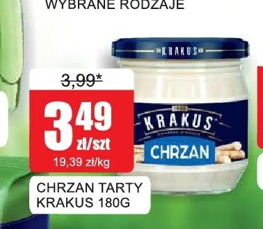 Chrzan tarty Krakus promocja w Bingo