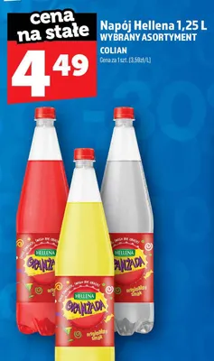 Napój Hellena Oranżada czerwona promocja w TOPAZ