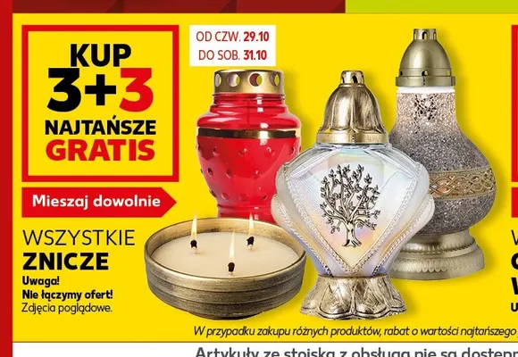 Znicze promocja w Kaufland