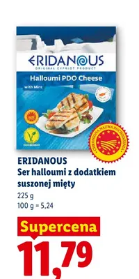 Ser halloumi z dodatkiem suszonej mięty Eridanous promocja w Lidl