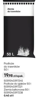 Podłoże do trawników promocja w Castorama