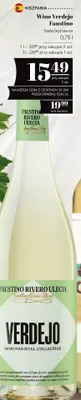 Wino Verdejo Faustino białe wytrawne promocja w POLOmarket