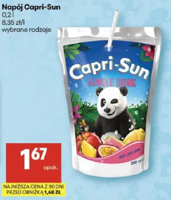 Napój Capri-Sun promocja w Delikatesy Centrum