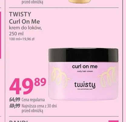 Krem do loków Curl On Me Twisty promocja w Hebe