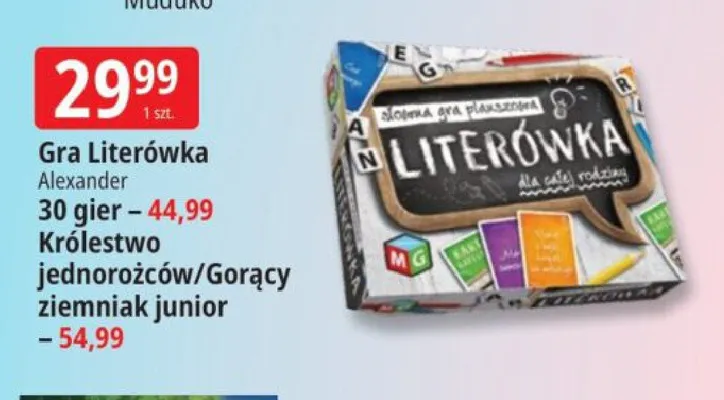 Gra Królestwo jednorożców Alexander promocja w Leclerc