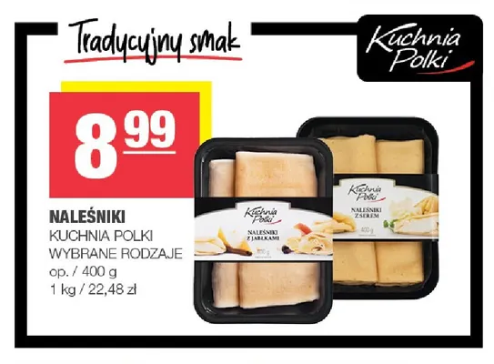 Naleśniki z jabłkami Kuchnia Polki promocja w SPAR