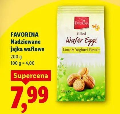 Nadziewane jajka waflowe promocja w Lidl