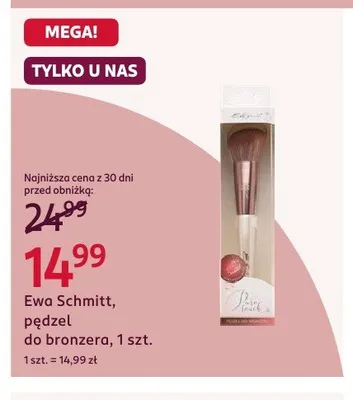 Pędzel do bronzera Ewa Schmitt promocja w Rossmann