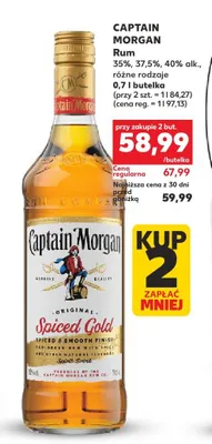 Rum różne rodzaje promocja w Kaufland