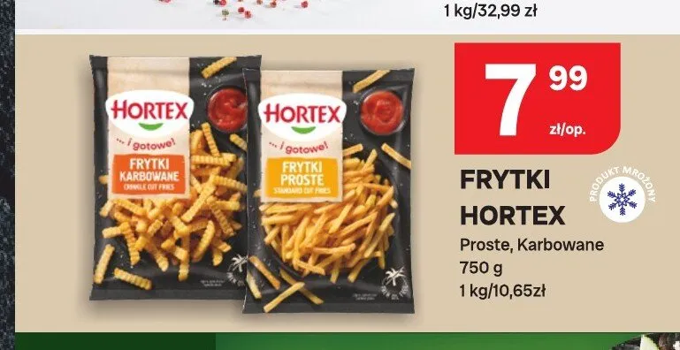 Frytki karbowane promocja w Chorten
