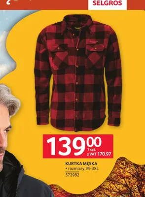 Kurtka męska promocja w Selgros