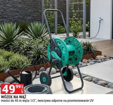 Wózek na wąż promocja w Merkury Market
