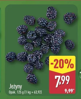Jeżyny promocja w Aldi
