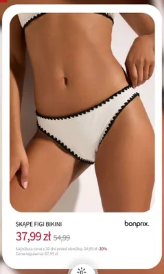 Figi bikini skąpe Bonprix promocja w bonprix