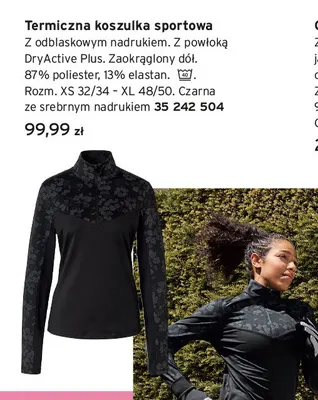 Termiczna koszulka sportowa promocja w Tchibo