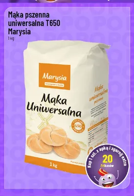 Mąka pszenna uniwersalna T650 Marysia promocja w POLOmarket