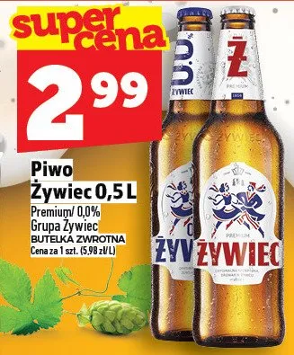 Piwo Żywiec 0.5l promocja w TOPAZ