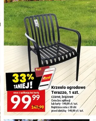 Krzesło ogrodowe Terazzo promocja w Twój Market