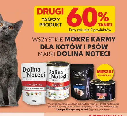 Mokra karma dla kotów i psów Dolina Noteci promocja w Kaufland