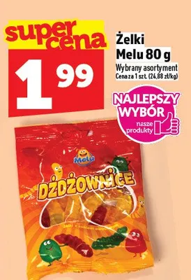Żelki melu 80g promocja w TOPAZ
