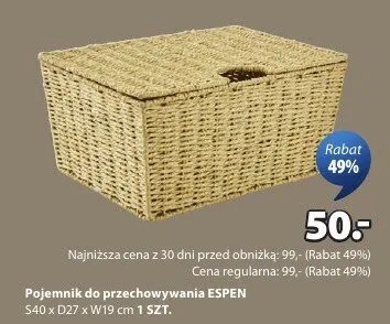 Pojemnik do przechowywania promocja w Jysk