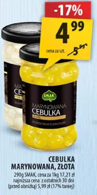 Cebulka marynowana złota Smak promocja w Arhelan