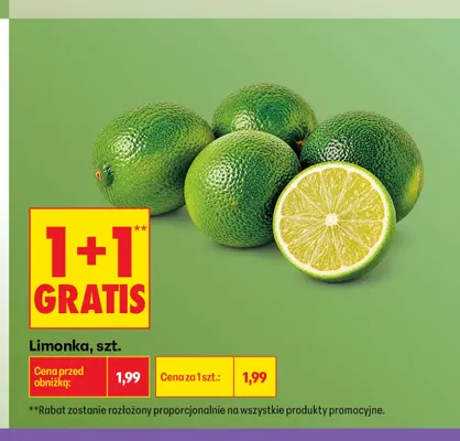Limonka promocja w Biedronka