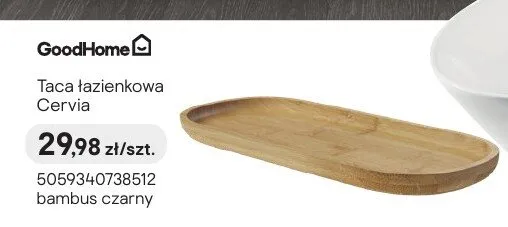 Taca łazienkowa GoodHome Cervia promocja w Castorama