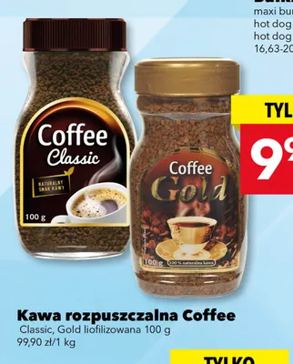 Kawa rozpuszczalna Coffee Classic promocja w LEWIATAN