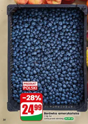 Borówka amerykańska promocja w Dino