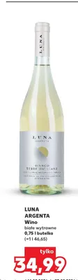 Wino białe wytrawne LUNA ARGENTA promocja w Kaufland