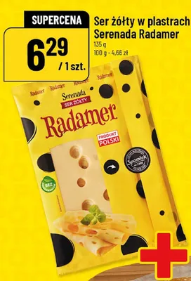Ser żółty w plastrach Serenada Radamer promocja w POLOmarket