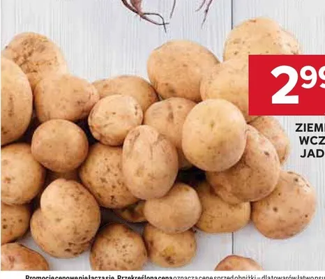 Ziemniaki wczesne jadalne promocja w Stokrotka