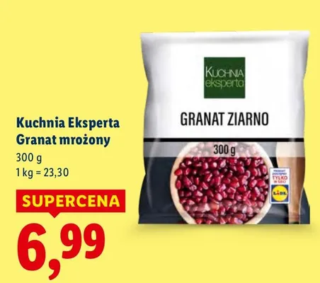 Granat mrożony Kuchnia Eksperta promocja w Lidl