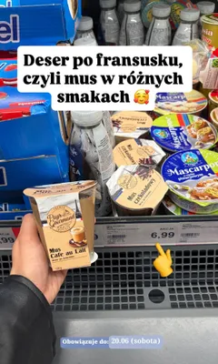 Mus Cafe au Lait Pays Gourmand promocja w Aldi